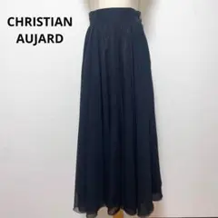 CHRISTIAN AUJARD クリスチャンオジャール プリーツ スカート