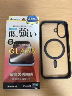 iPhone16 スマホケースと保護ガラス