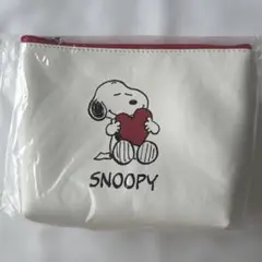 未開封　DHC　スヌーピー　ポーチ　ミラー　オリジナル　非売品 ハート