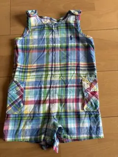 Ralph Lauren チェック柄ロンパース 70