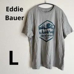 お得★ Eddie Bauer Tシャツ 【L】 半袖 トップス グレー