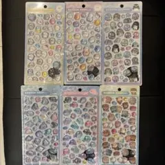 正規品　ボンボンドロップシール 水族館限定 6種類セット　うみのいきもの