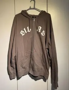 00s SILAS サイラス フェード スウェットジップフーディ XL ブラウン