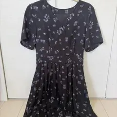 花柄ラップスタイルワンピース Mサイズ