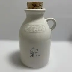 フェリシモ 陶器 ミルクボトル猫 ミルクキャット コルク 레트로 ハイセンス