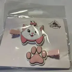 ディズニー マリー ヘアクリップ 2個セット