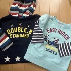 ミキハウス　ダブルビー　トレーナー　２枚