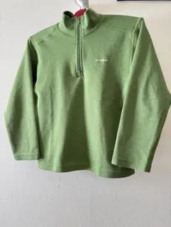 patagonia グリーン ハーフジップ キャプリーン3