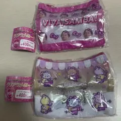 マツケンサンバ×ハローキティ クリアラメポーチ