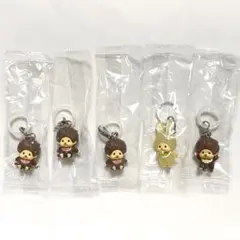 モンチッチ　めじるしアクセサリー3 ダブりあり5個セット