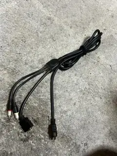PS1 PS2 PS3ホリ製　二色コード　D端子　メッキ　電源コード　動作確済