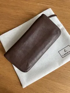 美品 土屋鞄 トーンオイルヌメ システム手帳 バイブル ダークブラウン