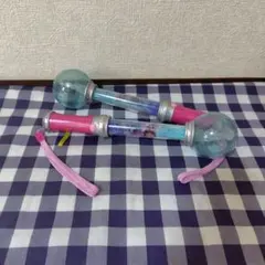 ディズニー　アナと雪の女王　光るステッキ　二本セット　動作確認済み　6 3/1