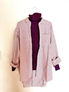 AMERICAN HOLIC ストライプ　シャツ　長袖