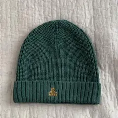 【美品／ベビー小物】GAP＜サイズ6-12months／46㎝＞ニット帽子　くま