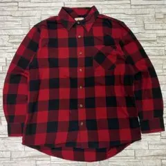 Field&Stream フランネルシャツ レッドブラック チェック アウトドア