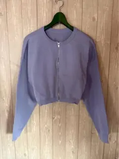 【9907】apres jour mignon パープル カーディガン