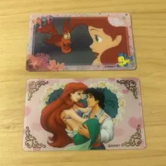 アリエル　シール　Disney ステッカー2枚セット
