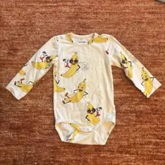 mini rodini バナナ柄ロンパース 80 ミニロディーニのサムネイル
