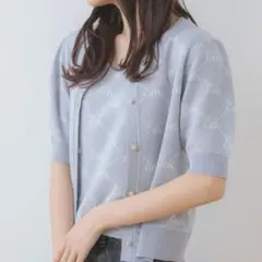 RETRO GIRL ems excite モノグラム柄ニットSET