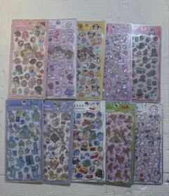 SWIMMERスイマー♡PVC立体シール♡可愛い♡新品未開封24点♡うるうる