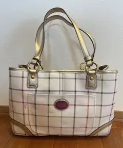 美品 COACHコーチ　トートバッグ　肩掛け A4収納可能