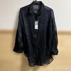 GU シアーロングシャツ Lサイズ　長袖