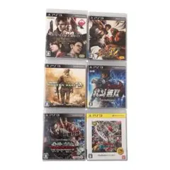 PS3 ソフト 6本セット まとめ売り バイオ 北斗 鉄拳 MW2