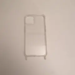 iPhone13用クリアケース ストラップホール付き
