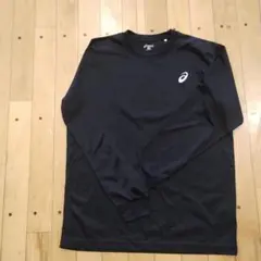 アシックスASICS　OサイズロングTシャツ黒