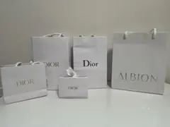 Dior ALBION ショップ袋 5点セット