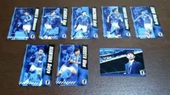カルビーサッカーチップス　日本代表　サッカーカード　8枚セット