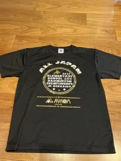 2017 ALL JAPAN バドミントン Tシャツ Mサイズ 黒　北海道