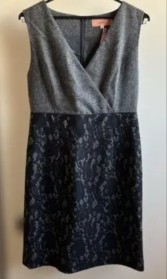 美品　SunaUna（スーナウーナ）　ジャンパースカート　上品