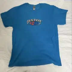 バンドtシャツ ブルー