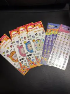 たまごっち　キラキラシール　プチプチシール　まとめ売り　6点