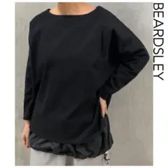 【美品】ビアズリー ボトルネックプルオーバー スエット 後ろボタン BEARDSLEY - 【美品】ビアズリー ボトルネックプルオーバー スエット
