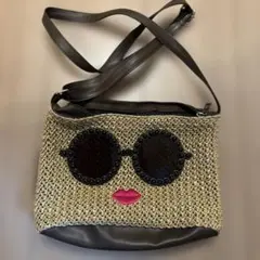 ａ〜jolie アジョリー カゴショルダーバッグ　サングラス