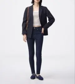 【美品】GU ウルトラストレッチスキニージーンズ(丈標準)