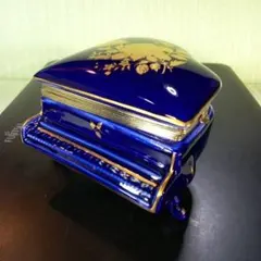 本金彩 24K 手描きローセリニャック リモージュボックス ピルケース