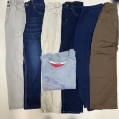 130cm 長ズボン　トレーナー　7点セット