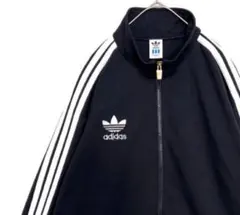 【ビッグサイズ‼️】90sデサント adidasファイヤーバードジャージ 黒 古着