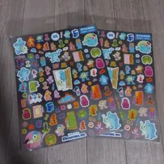 モンスターズインク　シール　２枚セット