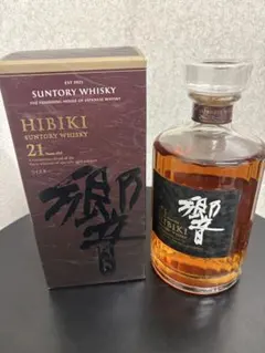 サントリー 響21年 HIBIKI 700ml 43％ 未開詮 古酒 箱付き - メルカリ