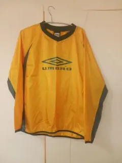 UMBRO ピステ・ウィンドブレーカー イエロー/グリーン