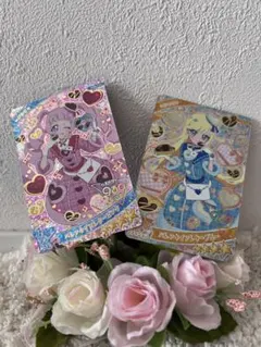 ひみつのアイプリ　ひまり　みつき　バレンタインレターブルー　ピンク