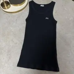 ★未使用品★ドルチェ＆ガッバーナ　タンクトップ　ロゴ Sサイズ　プリント 今日特価】Dolce&Gabbana Logo Print Sleeveless Tank Top