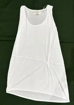 ZARA BASIC T-SHIRT ノースリーブ ホワイト Lのサムネイル
