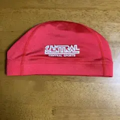 CENTRAL SPORTS 水泳帽 M レッド