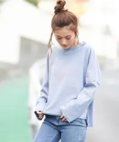 Auntie Rosa Holiday☆新品同様☆起毛クルーネックトップスのサムネイル